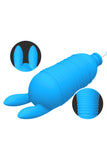 Tongue Rabbit Ear Bullet Shaped Twin Vibrator Love Egg Set