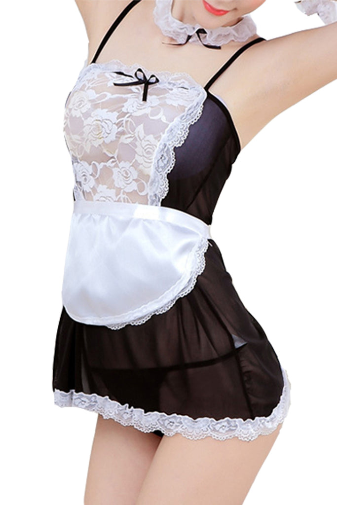 Fantasy French Maid Roleplay Costume
