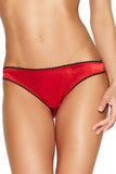Open Back Cage Tie Satin Panties