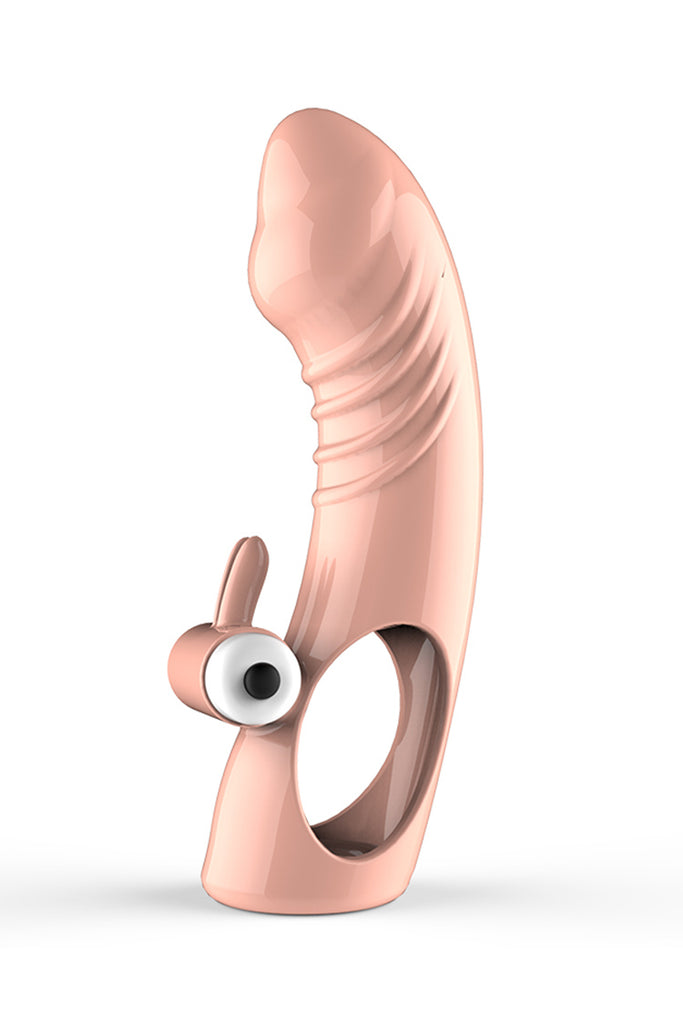 DMM Girth Enhancer Penis Sleeve with Bullet Vibrator