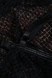 See Through Hollow Women Underwear Sexy Girl Bra Set Lace Patchwork