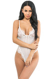 Women's Lace and Mesh Bodysuit