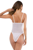 Women One Piece Lingerie Lace Babydoll Teddy Mini Bodysuit