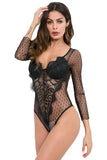 Women’s Sexy Lace Mesh Bodysuit Lingerie One Piece