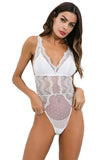 One Piece Lace Babydoll Bodysuit Lingerie for Women