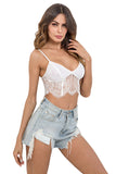 Women's Lace Longline Bralette Bra