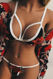 Women Sexy Lingerie Erotic Bandage Hollow Out Lace Sexy Underwear Porno Sex Lenceria Mujer Babydoll Sexy Costumes Langerie Sets