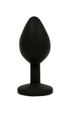 Silicone Butt Plug With Random Color Crystal Jewelry Smooth Touch Anal Plug No Vibrator Anal Sex Toys For Woman Men Gay
