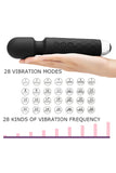 Personal Magic Wand Massager with 28 Powerful Frequency Handheld Wand Massager AV Vibrator Adult Toy for Couples Wand Vibrator