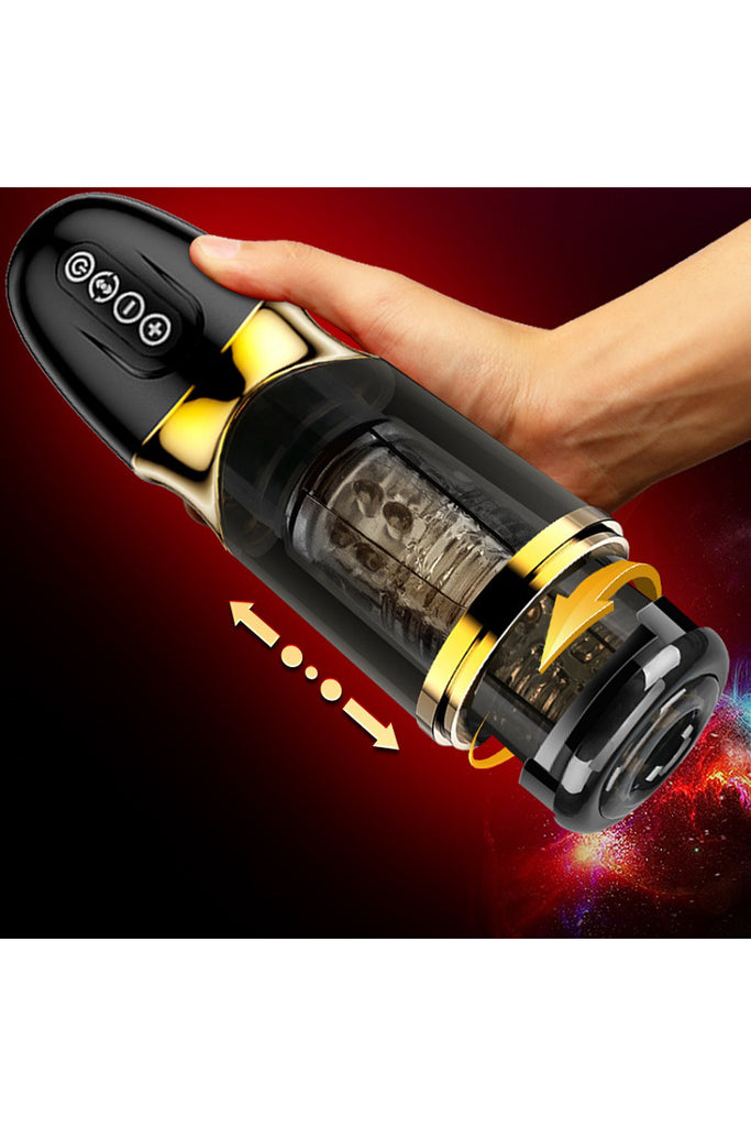 Fully automatic piston telescopic aircraft cup men's sex toys real vaginal vibration absorbers for adult men's products