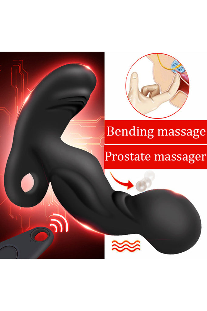 Wireless Remote Control 360 ° rotating Vibrating Male Prostate Massage Anal Plug Butt Plug Adult Sex Toys For Men Women SM Anal