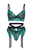 Porno Sex Costumes Sexy Lingerie Womens Embroidery Lace Bra Sexy Underwear Garter Thong Sets Babydoll Lenceria Mujer Temptation