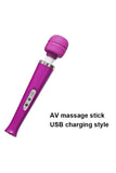 Big Magic Wand Massage Stick AV Vibrators USB Charging Style