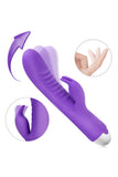 G Point Dildo Female Rabbit Vibrator Double Vibration Point Stimulator Silicone Female Clitoris Vagina Massager,female Sex Toy