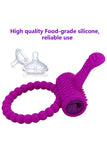 Male sex toys Silicon Vibrating Penis Rings Male Time Delay Ejaculation Adult Sex Toys for Men Erotic Products Built-in Batterys