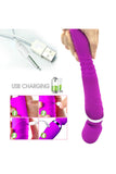 7 Speed Heating Vibrator Rotation thrusting dildo AV Magic Wand Massager G spot Vibrators Clit Stimulator sex toys for Women