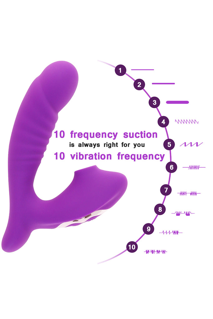 Clitoral Sucking G Spot Dildo Vibrator