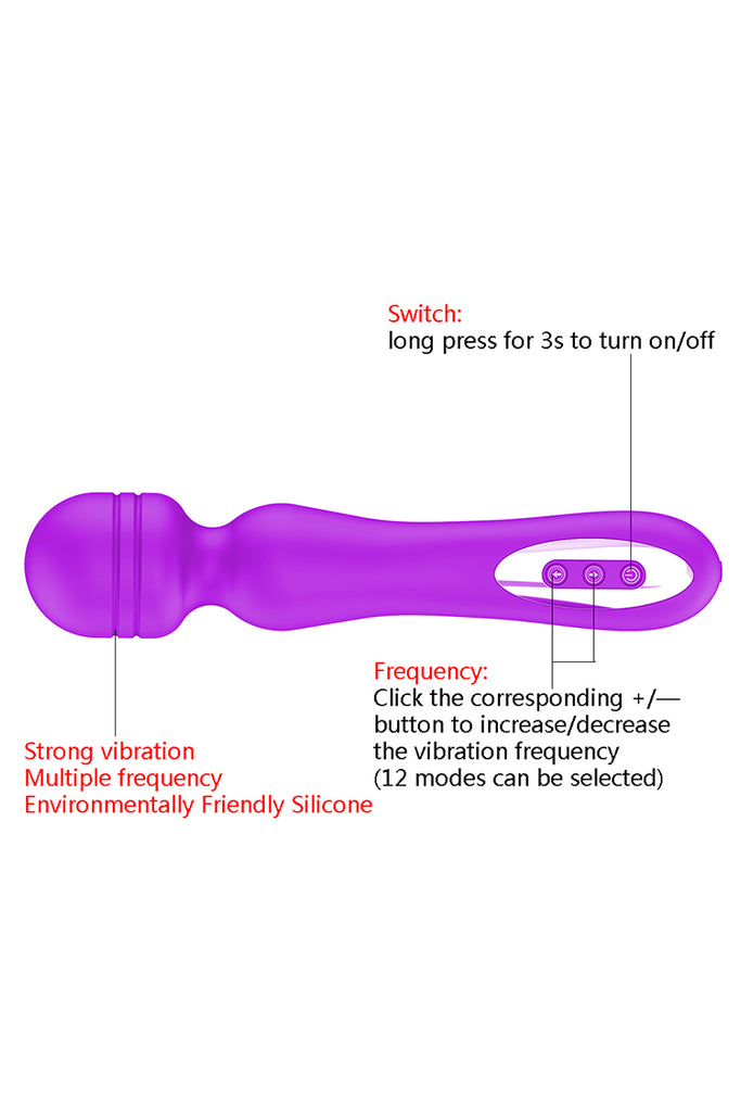 Female medical silicone vibrator strong frequency clitoris anal stimulation masturbation sex masturbation device adult sex toy