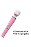 Big Magic Wand Massage Stick AV Vibrators USB Charging Style