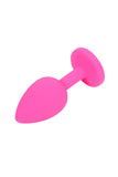 Silicone Butt Plug With Random Color Crystal Jewelry Smooth Touch Anal Plug No Vibrator Anal Sex Toys For Woman Men Gay