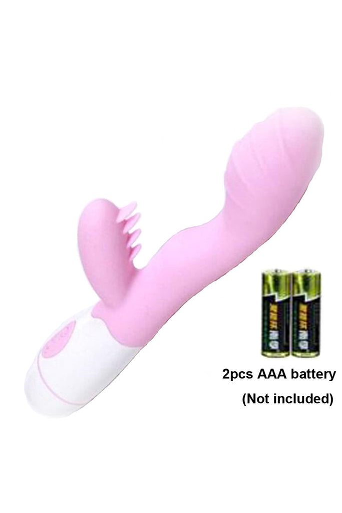 G-spot Dual Vibrating AV Stick with Clitoris Stimulator