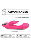 G Spot Rabbit Vibrator Dual Motor Clit Stimulator
