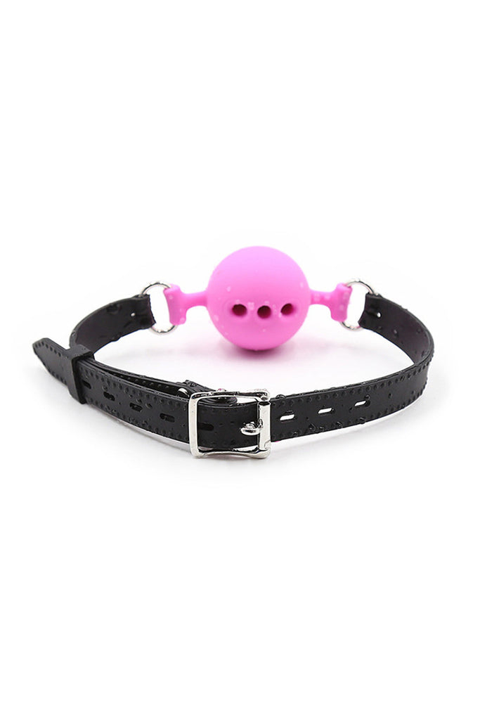 Couple Silicone Gag Ball BDSM Bondage Restraints Open Mouth Breathable Sex Ball