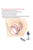3pcs Crystal Anal Plug with Bullet Vibrator
