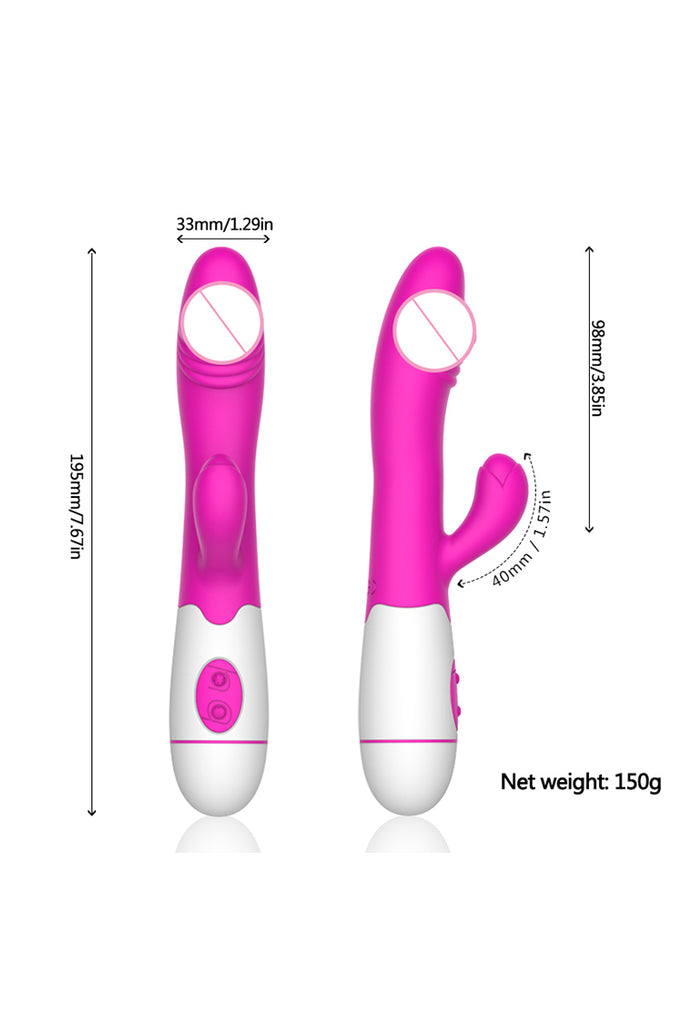 G Spot Clitoris Massager USB Charge Female Masturbator