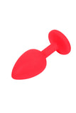 Silicone Butt Plug With Random Color Crystal Jewelry Smooth Touch Anal Plug No Vibrator Anal Sex Toys For Woman Men Gay