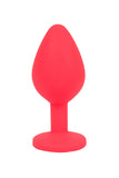 Silicone Butt Plug With Random Color Crystal Jewelry Smooth Touch Anal Plug No Vibrator Anal Sex Toys For Woman Men Gay