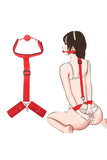 Bdsm Bondage Restraints Handcuff Slave For Woman Couples Adult Game Mouth Ball 