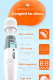 AV Magic Wand Clitoral Sucking Vibrator with LCD Screen