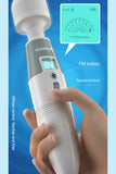 AV Magic Wand Clitoral Sucking Vibrator with LCD Screen